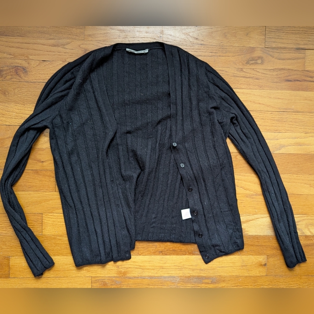 Everlane merino rib cardigan Large